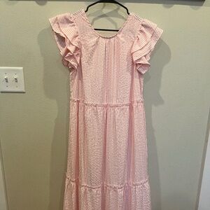 Mudpie pink maxi dress medium